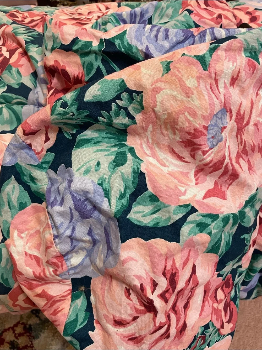 Vintage Floral Sleeping Bag Cotton